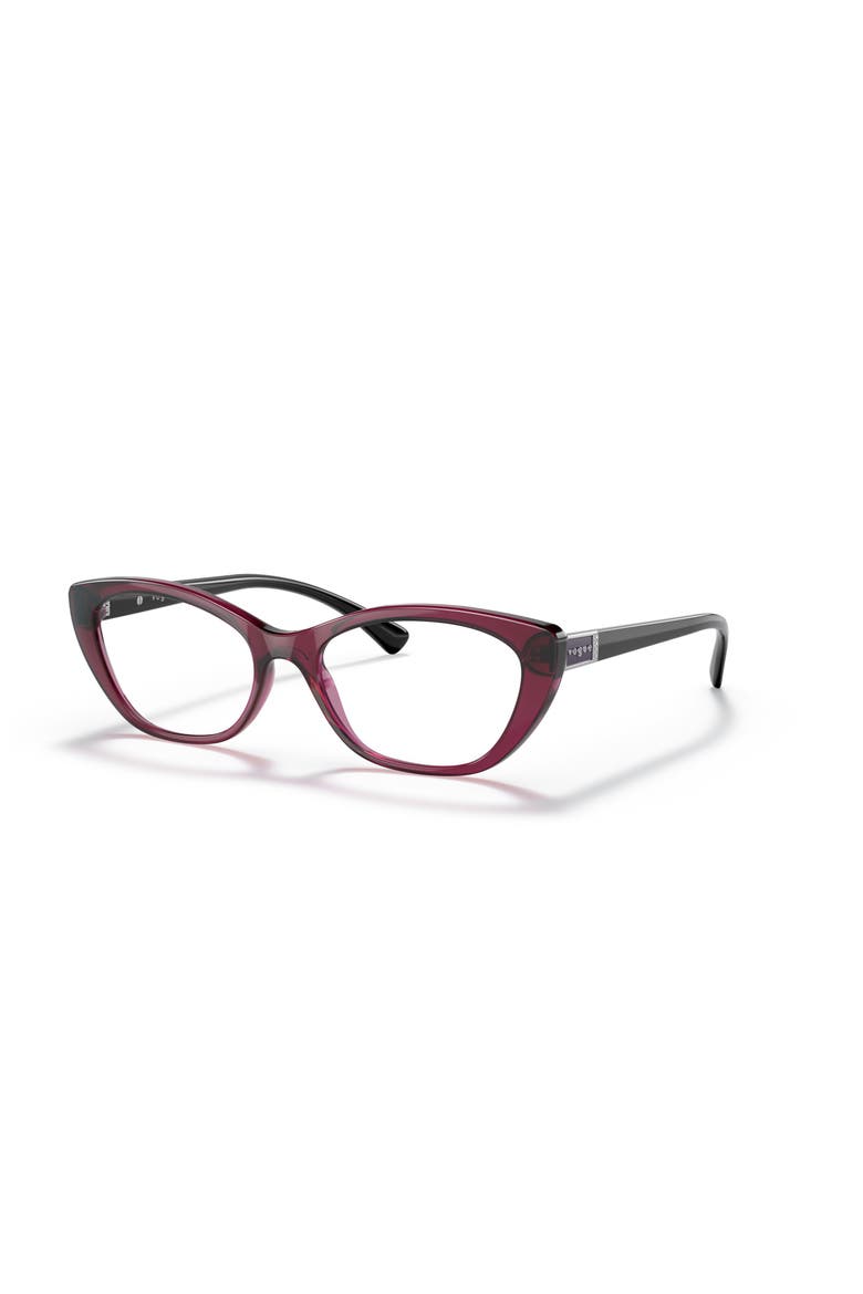52mm Oval optical glasses, Main, color, Red