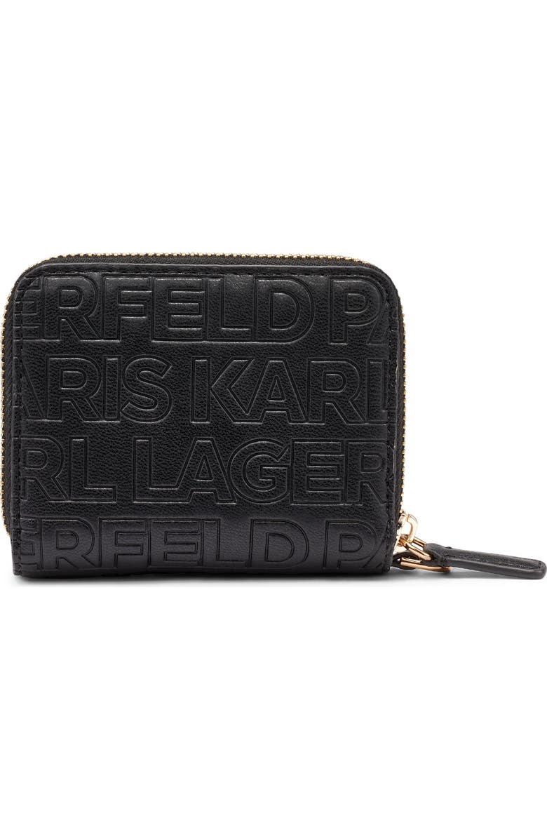 KARL LAGERFELD PARIS Meribel Wallet, Alternate, color, Black/Gold