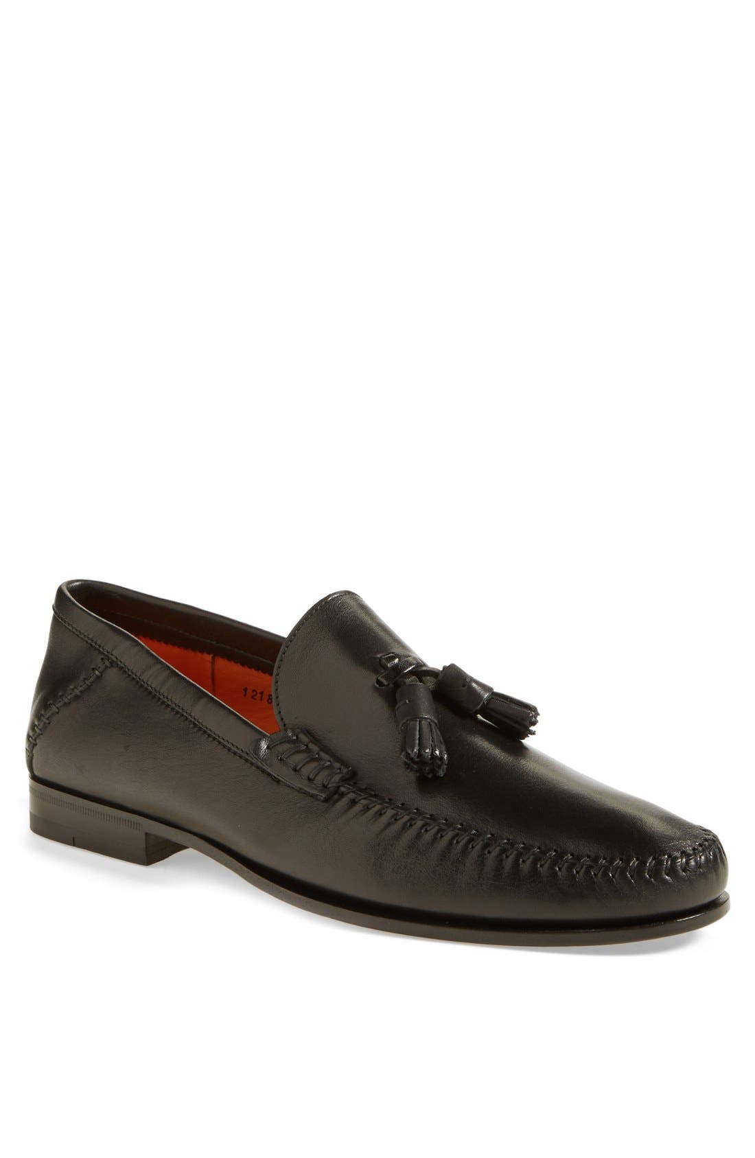 Santoni 'Warner' Tassel Loafer, Main, color, 