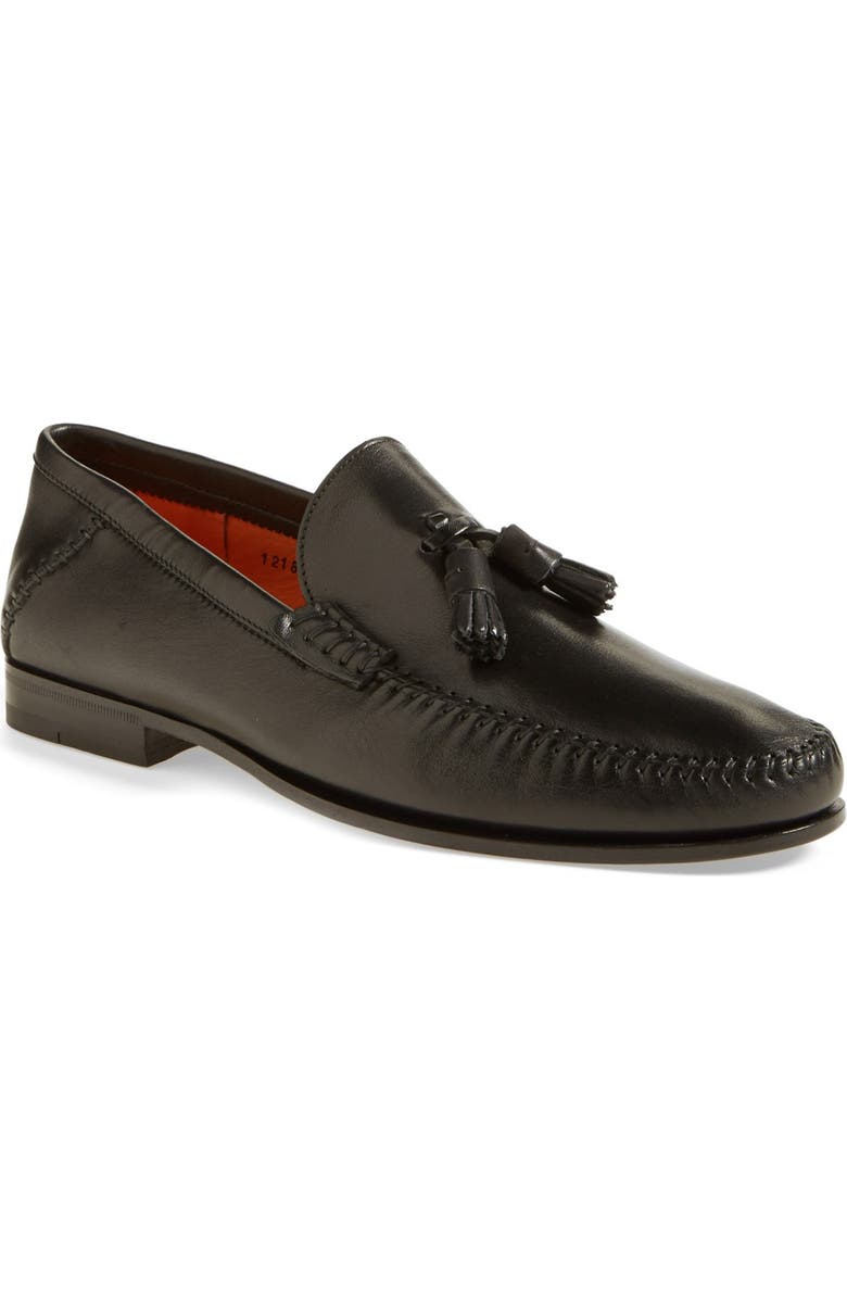 Santoni 'Warner' Tassel Loafer, Main, color,