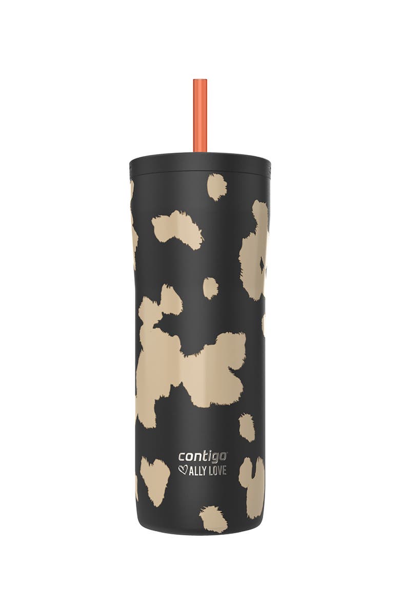 Contigo Streeterville 2.0 Stainless Steel Tumbler with Straw, Main, color, Licorice