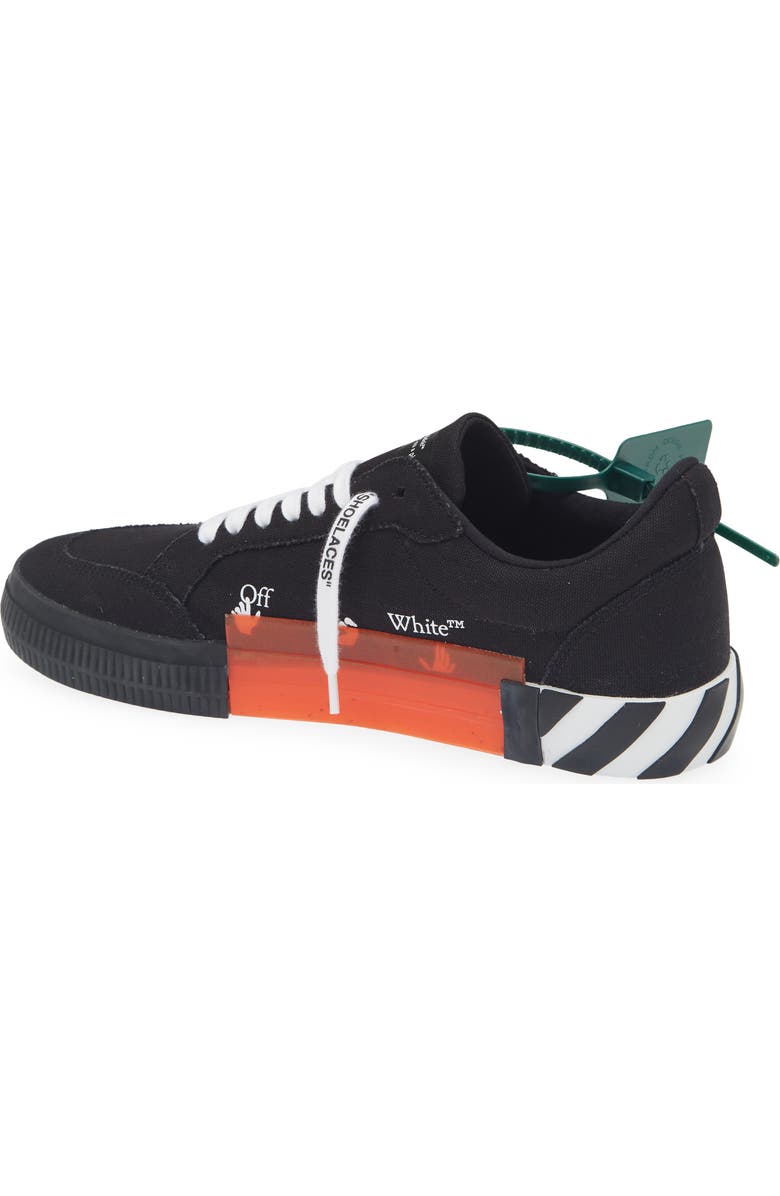 Off-White <p>Low Vulcanized Canvas Sneaker (Men)</p>, Alternate, color, Black Orange