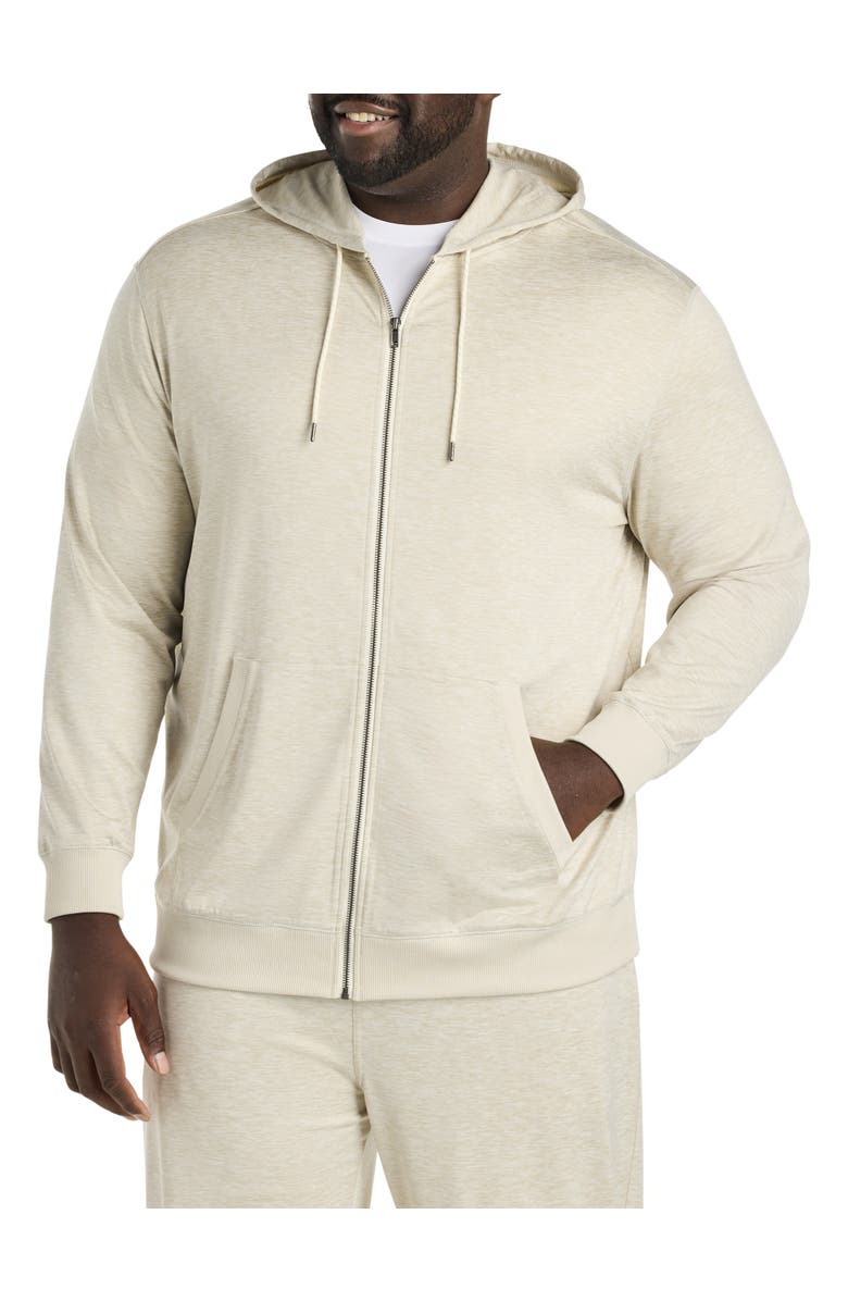 Reebok Big
Tall Lightweight Performance Hoodie, Main, color, Sport Beige Hthr