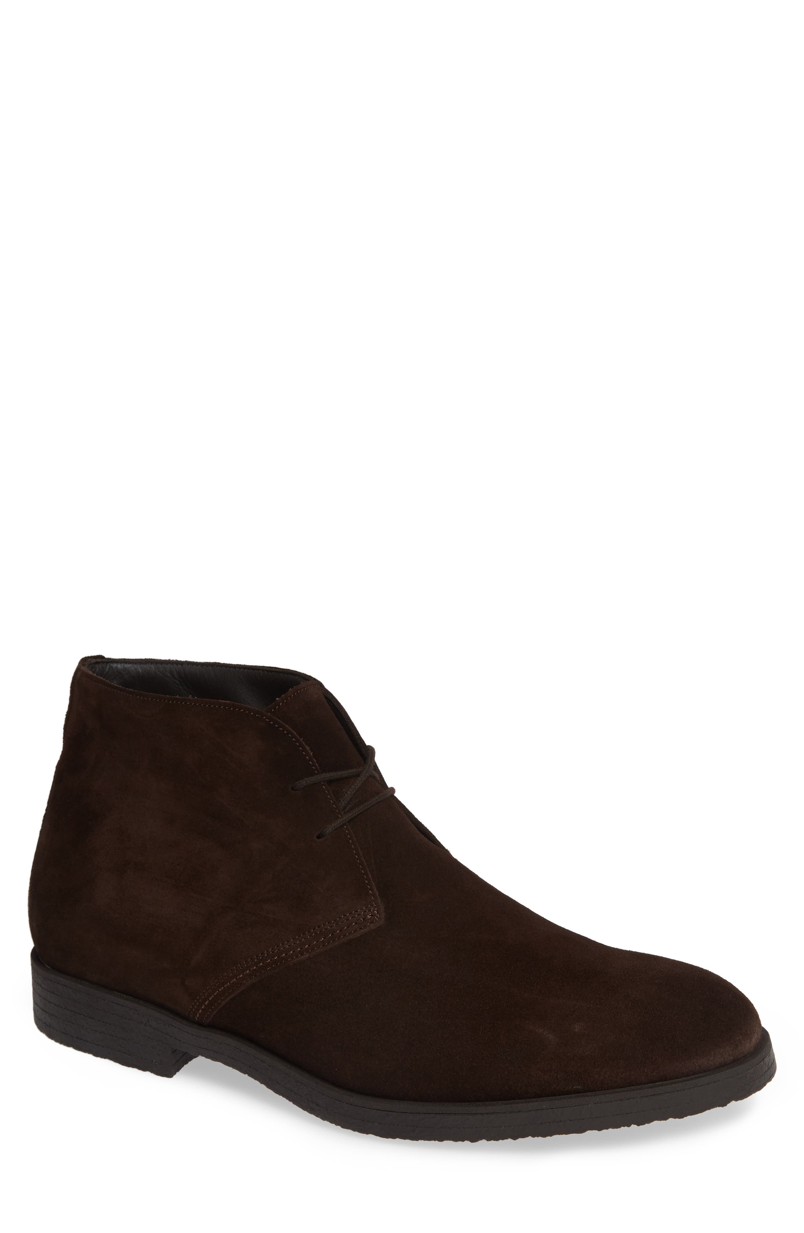 Boston Chukka Boot, Main, color, BROWN SUEDE/ LEATHER