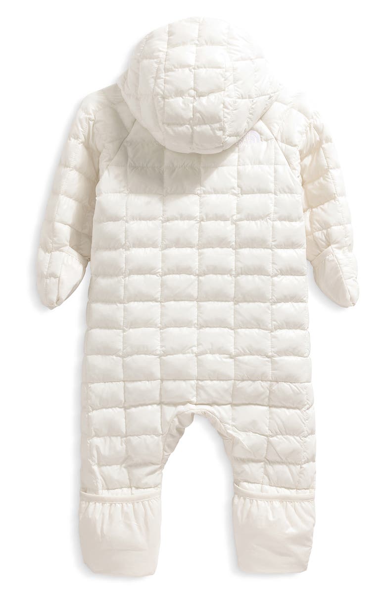 The North Face ThermoBall<sup>™</sup> Water Repellent One-Piece Snowsuit, Alternate, color, White Dune