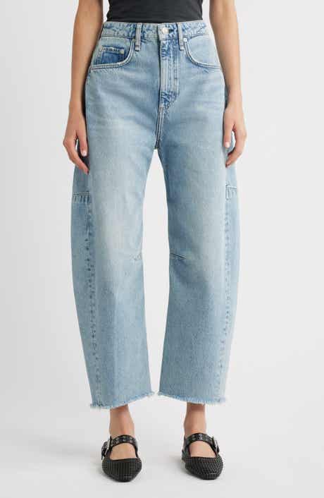 rag & bone Charlie Super High Waist Crop Barrel Jeans