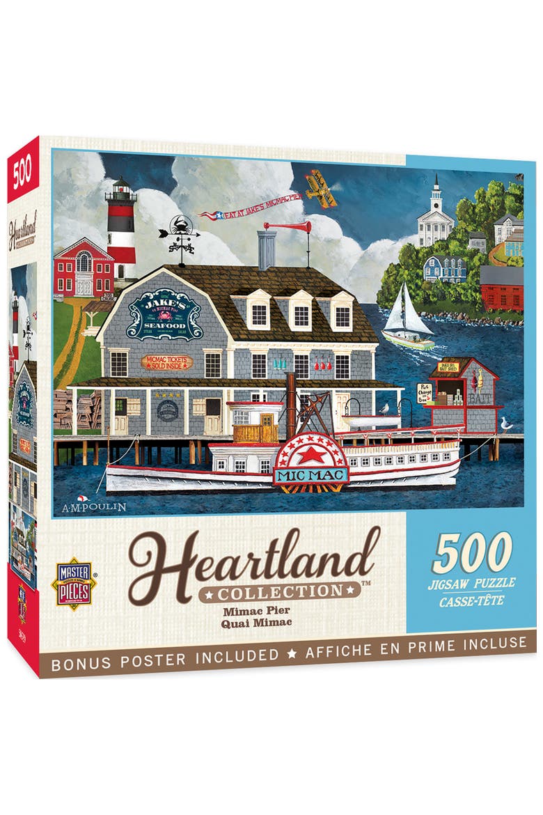 Mimac Pier 500 Piece Jigsaw Puzzle, Main, color, Multicolor