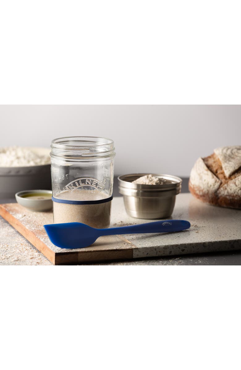 Kilner Sourdough Starter Set, 2 Glass Jars with Spatula and Measuring Markers, Alternate, color, Clear