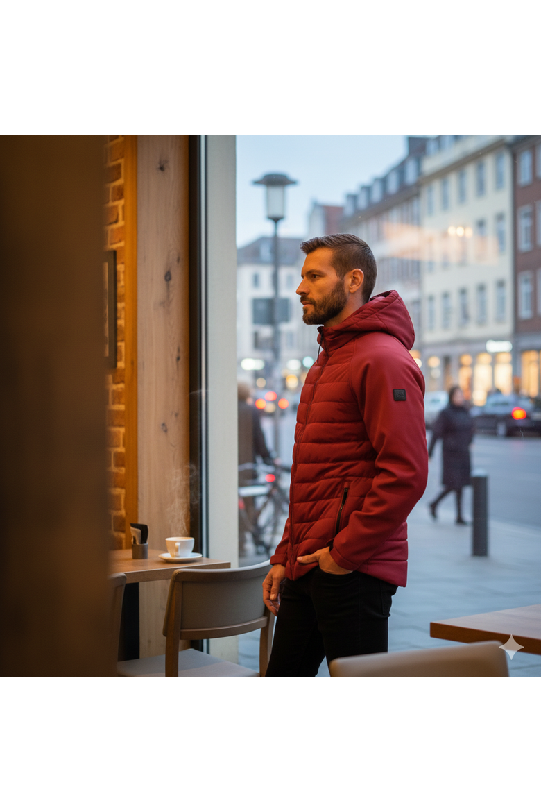 Tech Stretch Softshell Jacket, Alternate, color, Dark Red