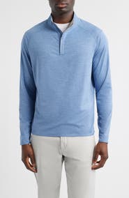 Peter Millar Crown Crafted Stealth Performance Quarter Zip Pullover
