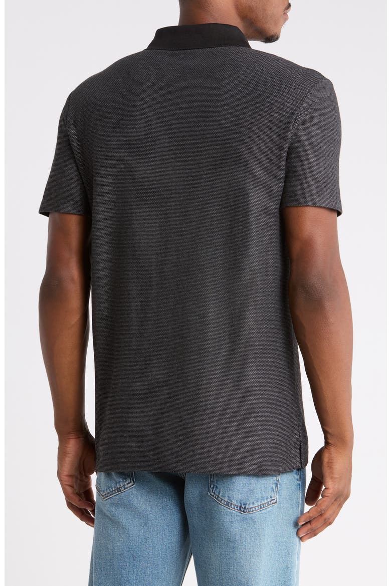 Short Sleeve Polo, Alternate, color, BLACK