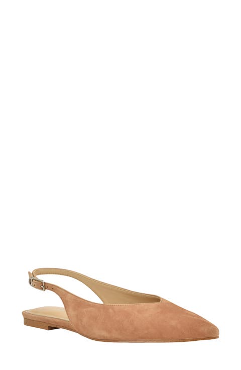 Dorazio Slingback Pointed Toe Flat (Women)
