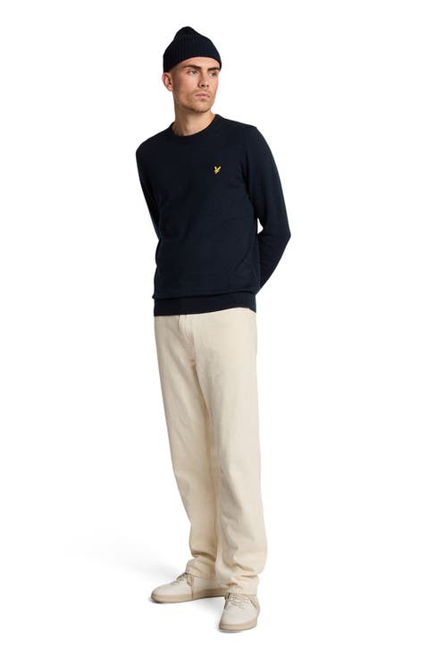 Cotton Merino Crew Neck Sweater