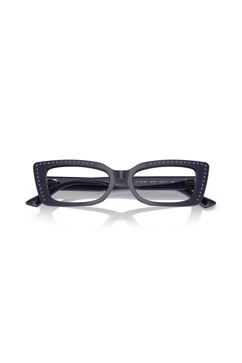 53mm Cat Eye optical glasses, Alternate, color, Blue
