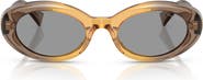 Miu Miu 52mm Oval Sunglasses