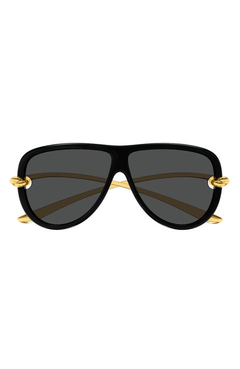 BV1513S 61mm Polarized Gradient Pilot Sunglasses