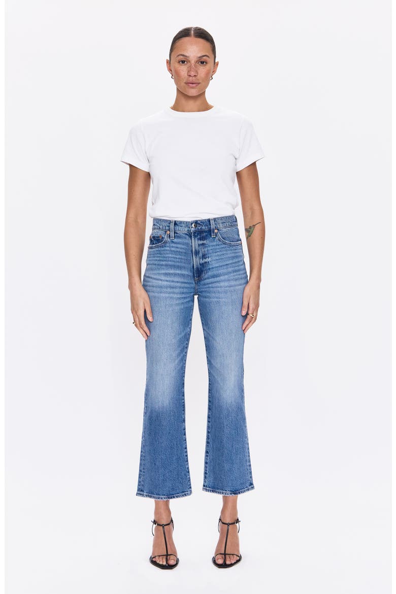 Ally High Waist Crop Bootcut Jeans, Alternate, color, CHARLESTON