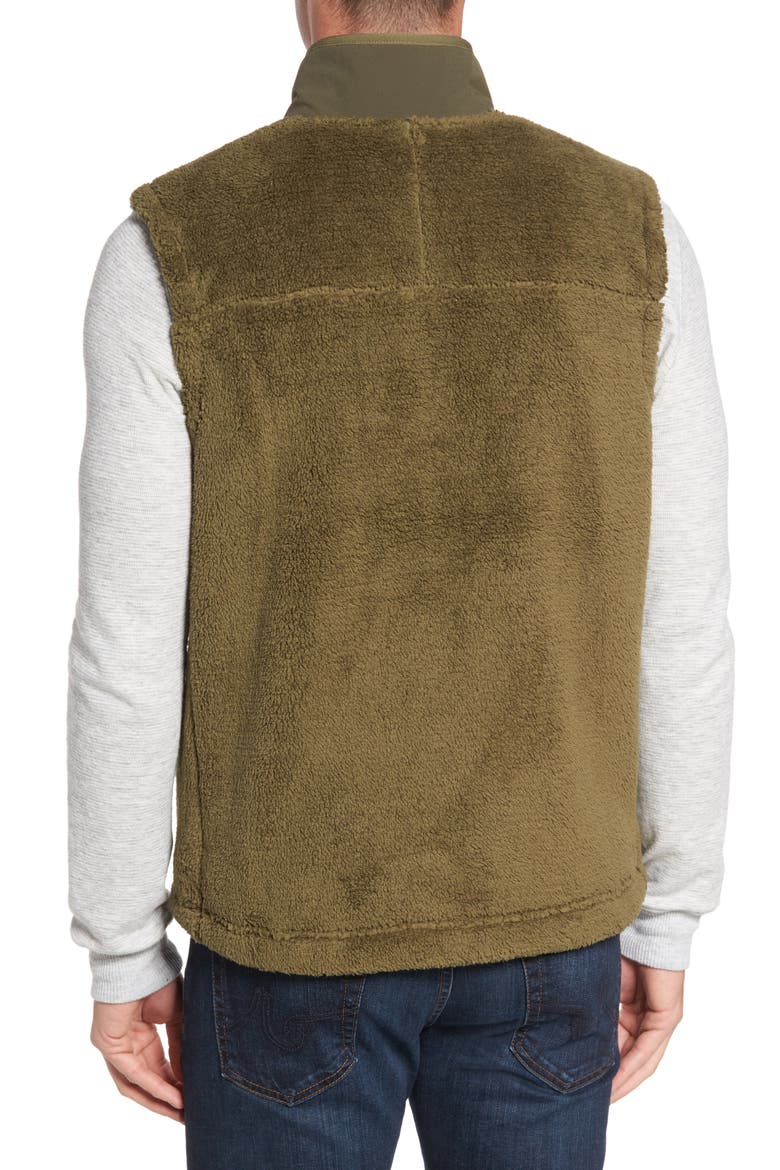 Campshire Fleece Vest, Alternate, color, GREEN