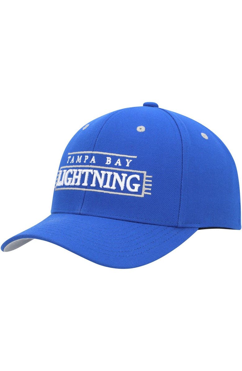 Mitchell & Ness Men's Mitchell & Ness Navy Tampa Bay Lightning LOFI Pro Snapback Hat, Alternate, color, 