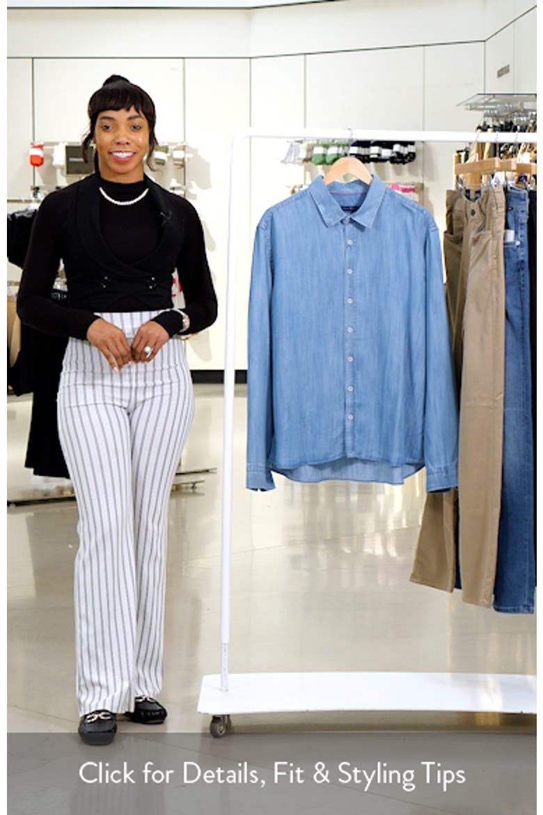 Tencel® Denim Button-Up Shirt video