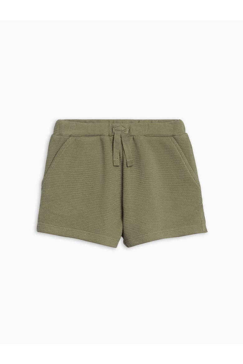 Avery Organic Waffle Shorts, Main, color, Fern