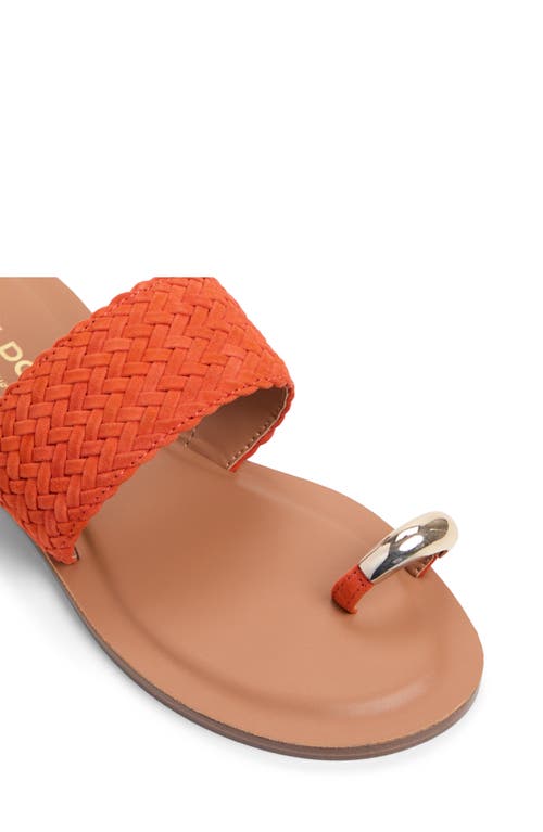 Shop Aldo Beachwalk Slide Sandal In Medium Red
