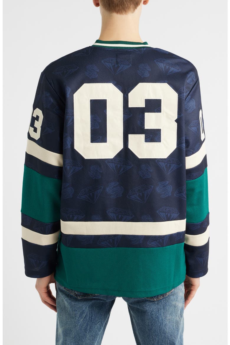 Celsius Jersey Knit Pullover, Alternate, color, NAVY BLAZER