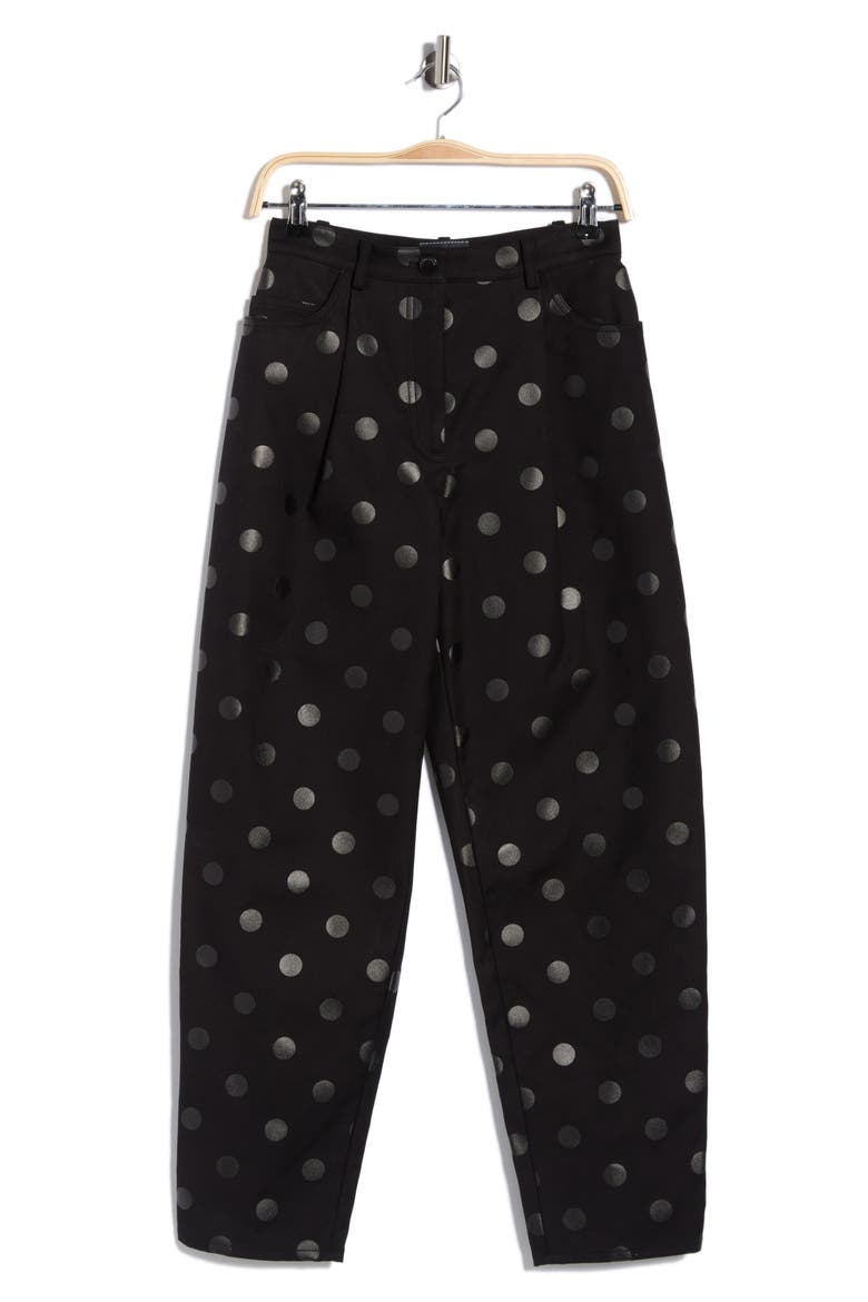 Polka Dot Pants, Alternate, color, BLACK