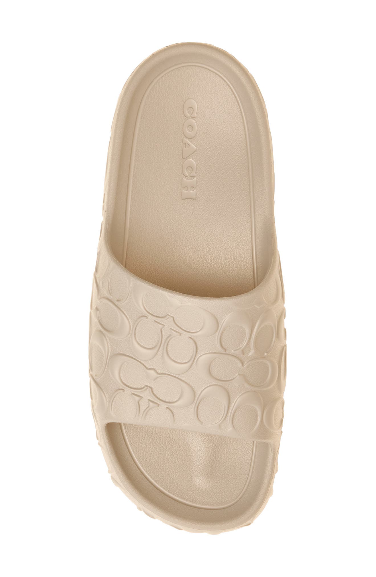 COACH Bay Slide Sandal, Alternate, color, Ivory