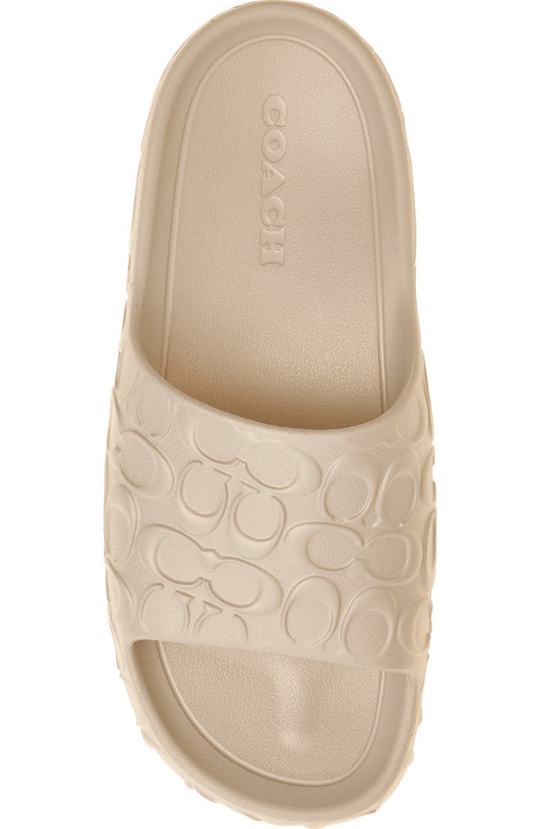 COACH Bay Slide Sandal, Alternate, color, Ivory
