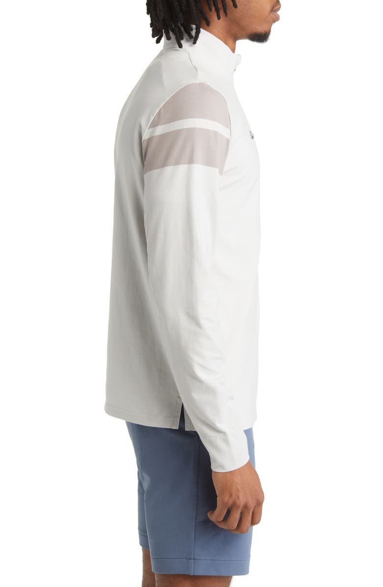 Radmor Colton Stretch Organic Cotton Quarter Zip Pullover, Alternate, color,