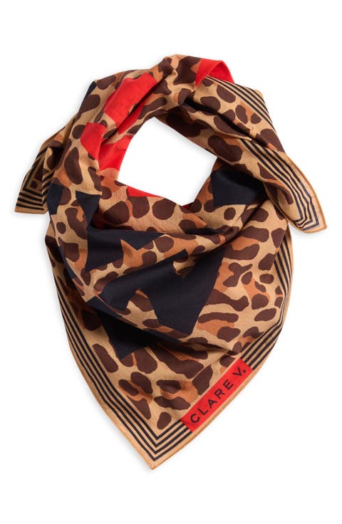 Excusez Moi Square Cotton Scarf