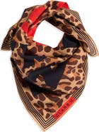 Clare V. Excusez Moi Square Cotton Scarf