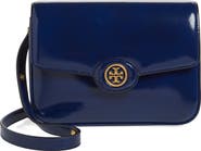 Tory Burch Robinson Spazzolato Leather Shoulder Bag