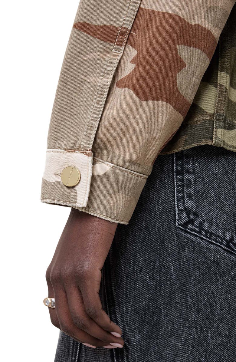 AllSaints Amelia Camo Jacket, Alternate, color, 