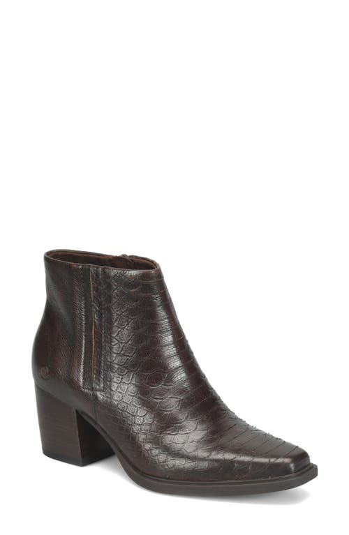Børn Aiken Bootie in Brown Snake  product