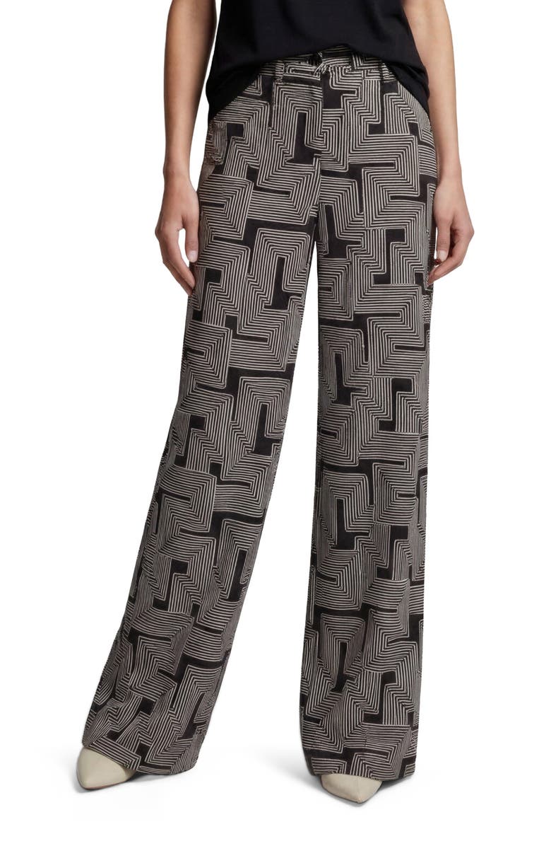 Lords of Harlech Inter Twine Womens Wide-leg Pant, Main, color, Inter Twine Black