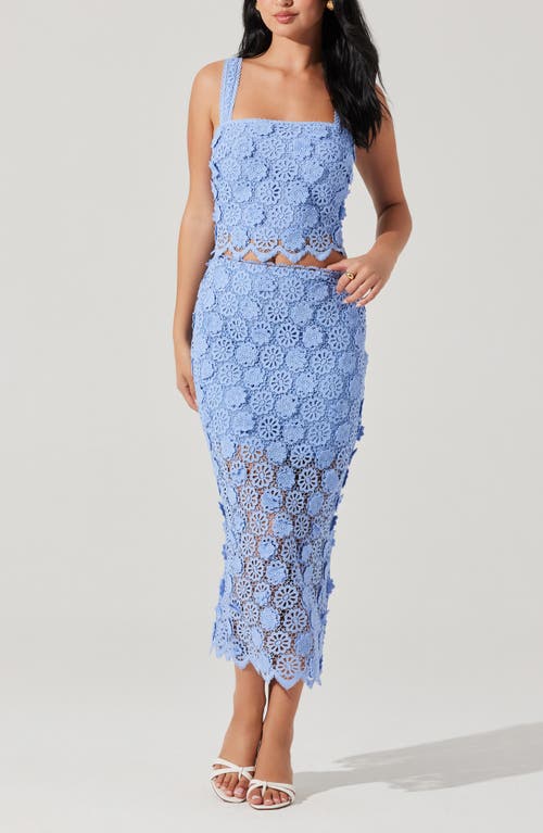 Astr The Label Jonae Guipure Lace Crop Top