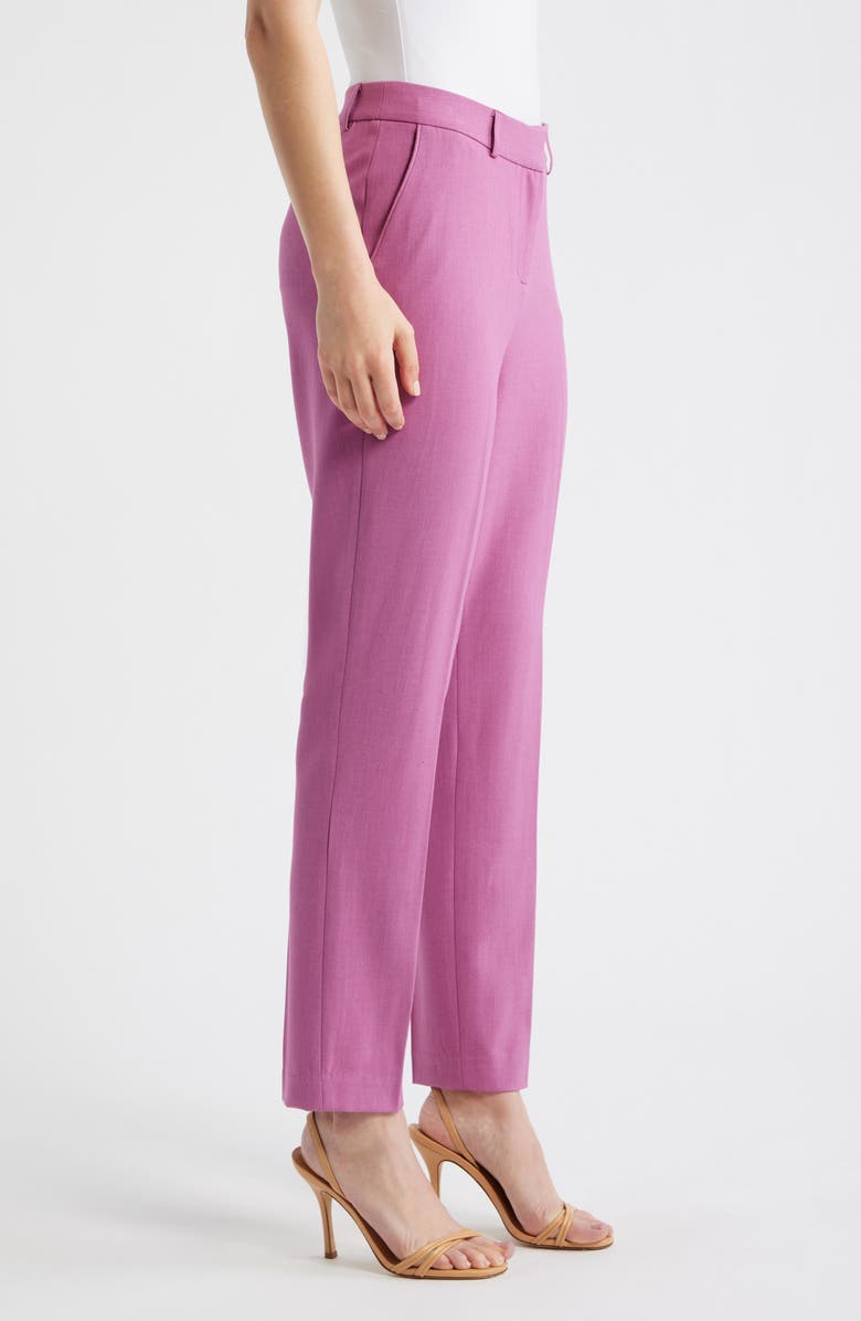 Tahari ASL Classic Tapered Pants, Alternate, color, Rosette