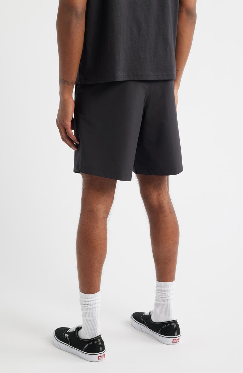 Vans Outline Hybrid Shorts, Alternate, color, Black