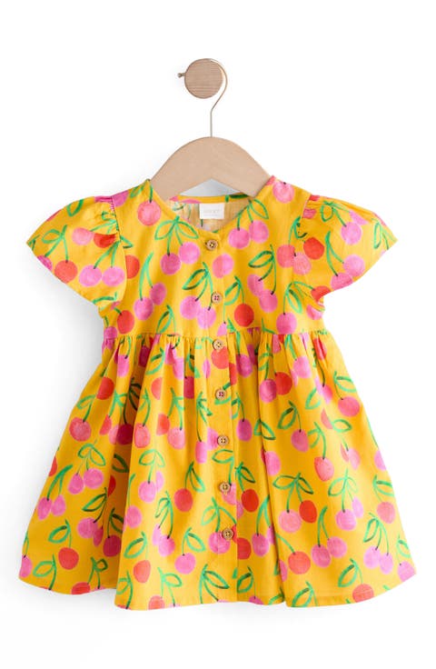 Kids' Fruit Print Cotton Dress (Little Kid)