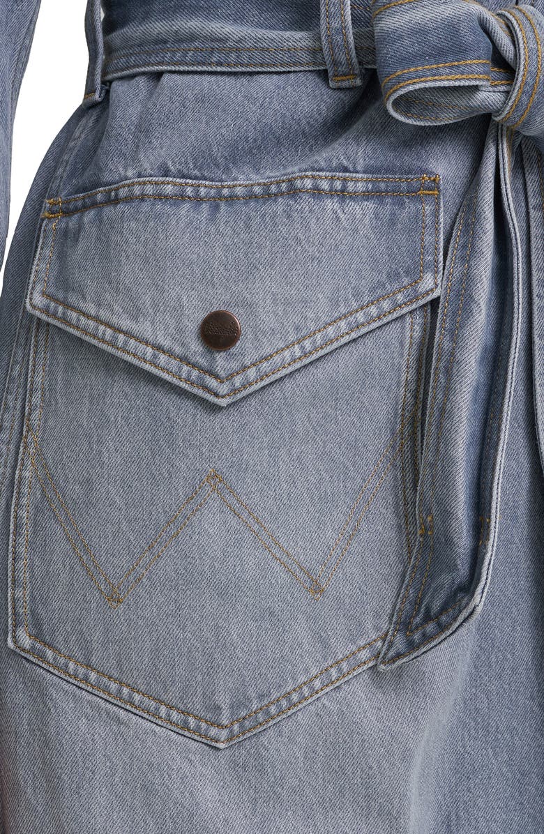 Wrangler Denim Trench Coat, Alternate, color, Haute Haze