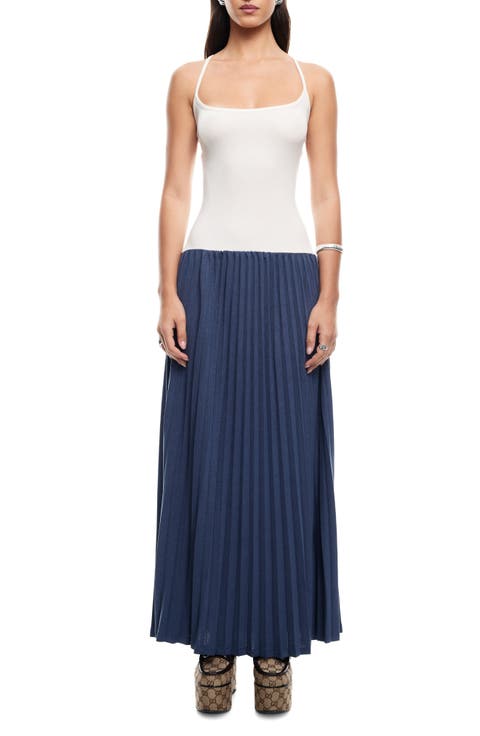 Renissance Mixed Media Maxi Dress