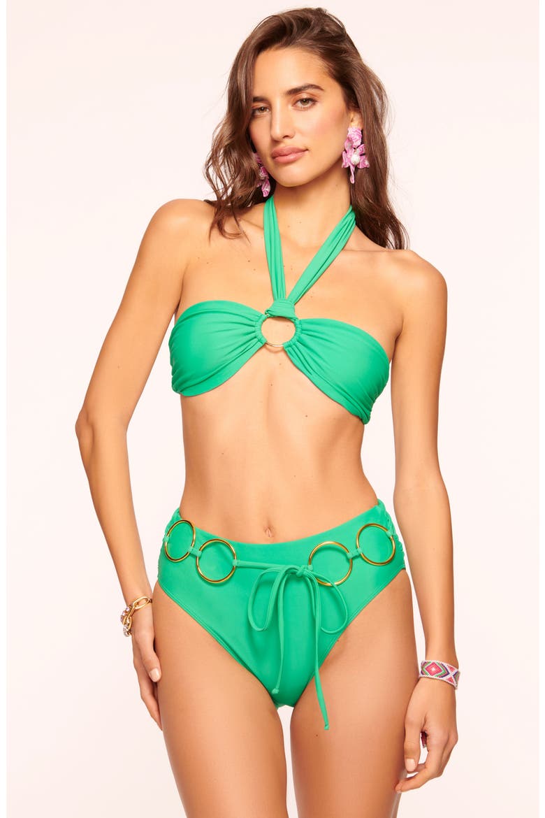 Marie Bikini Top, Alternate, color, PALM GREEN