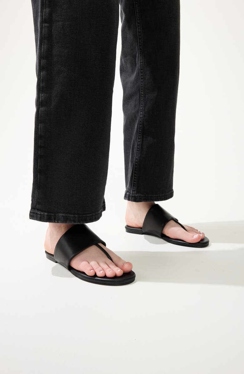 Yosi Samra Ella Flip Flop, Alternate, color, Black