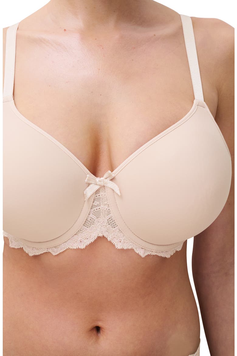 Rive Gauche Full Coverage T-Shirt Bra, Alternate, color, ROSE/ ENGLISH ROSE