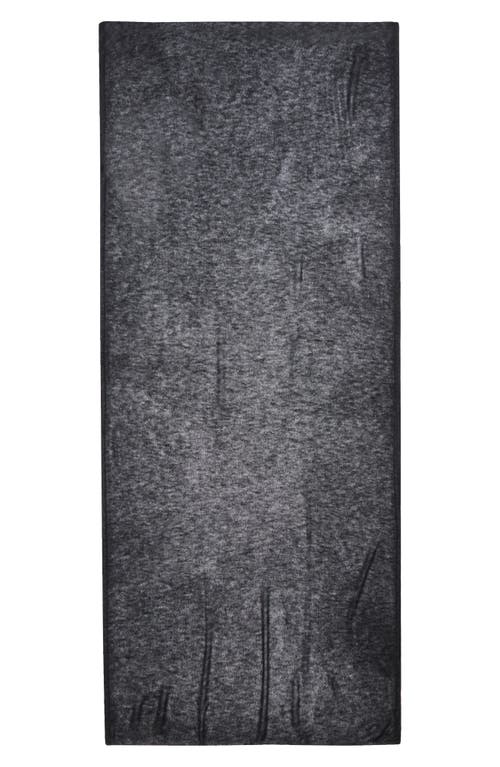 Lafayette 148 New York Fine Gauge Cashmere & Metallic Scarf In Black