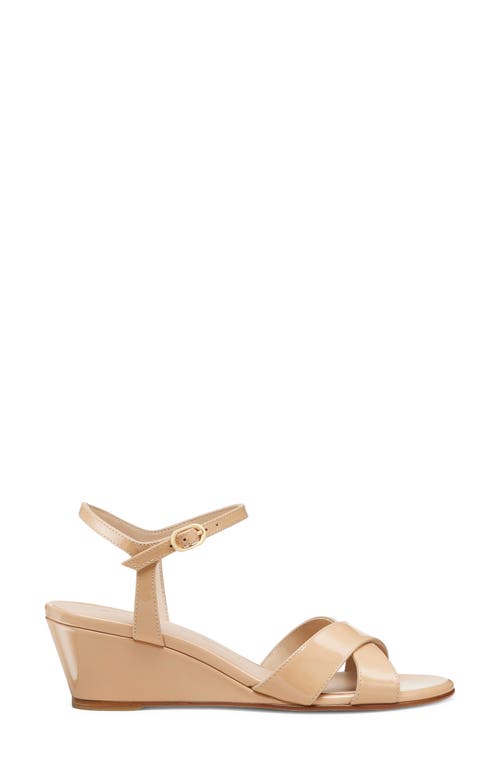 STUART WEITZMAN STUART WEITZMAN DAYNA ANKLE STRAP WEDGE SANDAL 