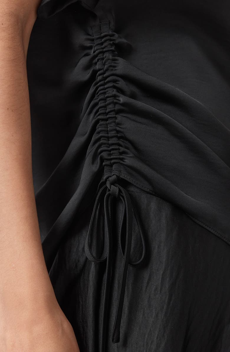 AllSaints Leslie Side Ruched Top, Alternate, color, 