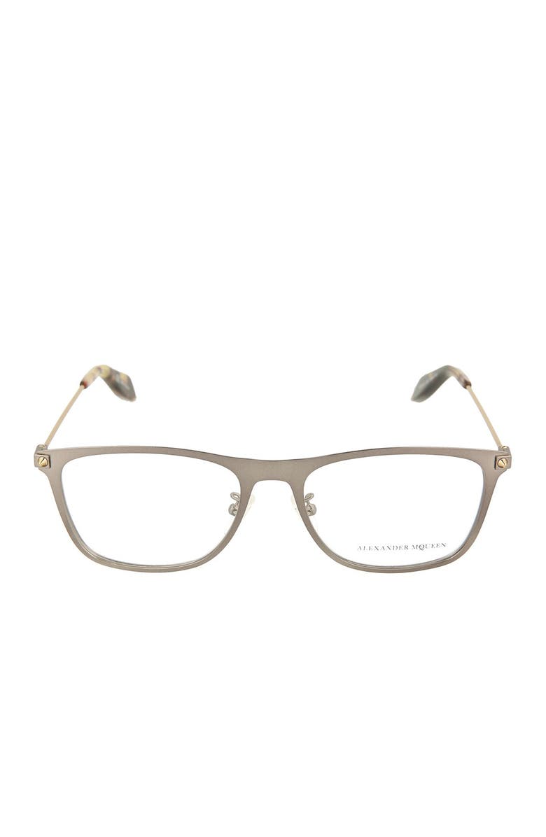 McQueen 58mm Metal Optical Frames, Alternate, color,